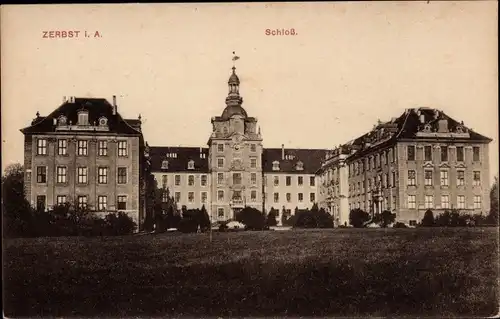 Ak Zerbst in Anhalt, Schloss