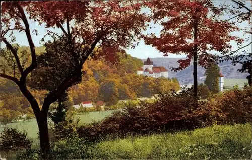 Photochromie Liebstadt Erzgebirge Sachsen, Schloss Kuckuckstein