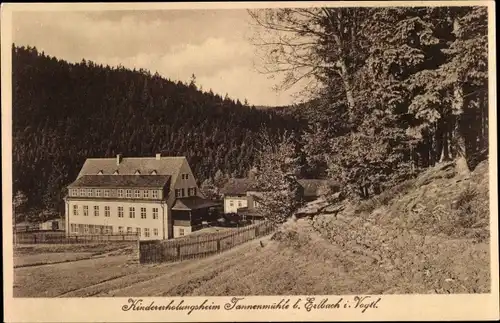 Ak Erlbach im Vogtland Sachsen, Kindererholungsheim Tannenmühle