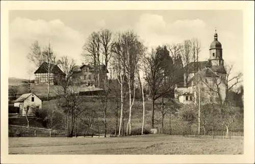 Ak Renthendorf in Thüringen, Brehm-Gedächtnisstätte, Pfarrhaus, Pfarrscheune