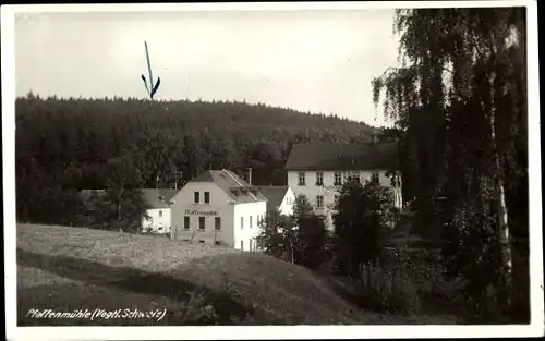 Ak Jößnitz Vogtland, Blick auf die Pfaffenmühle, Gastwirtschaft