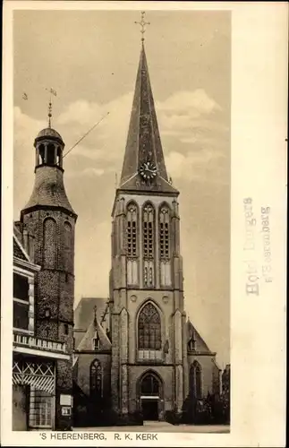 Ak 's Heerenberg Gelderland, R. K. Kerk