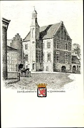 Künstler Litho 's Heerenberg Montferland Gelderland Niederlande, Raadhuis