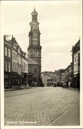 Ak Zutphen Gelderland, Wijnhuistoren