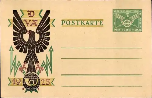 Ganzsachen Ak München Bayern, VDA Verkehrsausstellung 1925, Nr. 28437