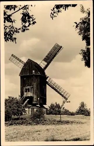 Ak Ansicht einer Windmühle