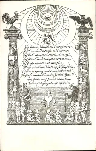 Künstler Ak Thoma, Hans, Ich kam, weiss nit woher,Verein für Kinder Volksküchen und Volkskinderhorte