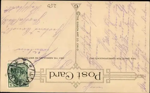 Künstler Ak Portrait einer Frau mit Federhut