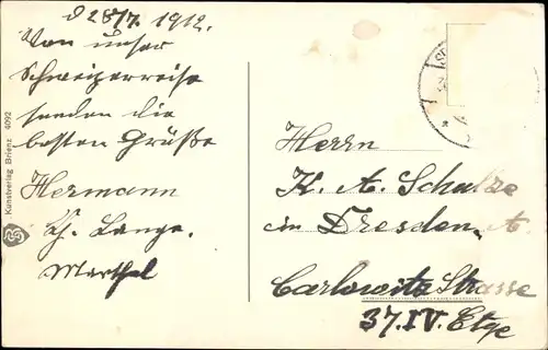 Ak Meiringen Kanton Bern Schweiz, Generalansicht