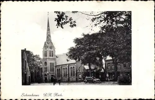 Ak Schoonhoven Südholland Niederlande, R. K. Kerk