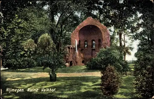 Ak Nijmegen Gelderland, Ruine Valkhof