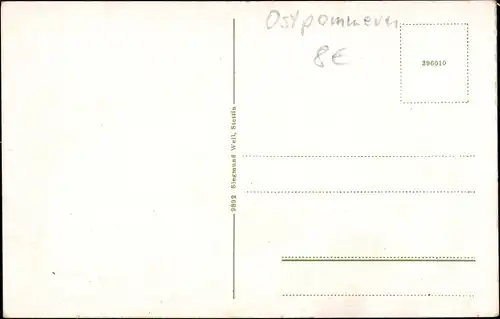 Ak Świnoujście Swinemünde Pommern, Kurhausgarten