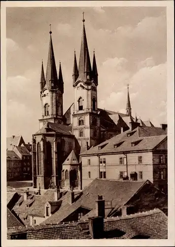 Ak Cheb Eger Region Karlsbad, St. Niklas Kirche