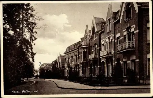 Ak Assen Drenthe Niederlande, Beilerstraat