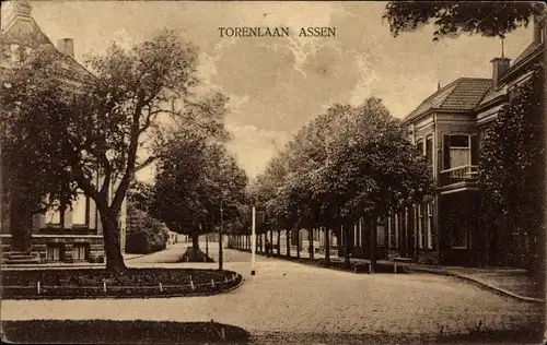 Ak Assen Drenthe Niederlande, Torenlaan