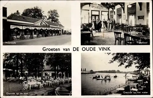 Ak Voorschoten Südholland, Cafè Restaurant De Oude Vink, Feestzaal