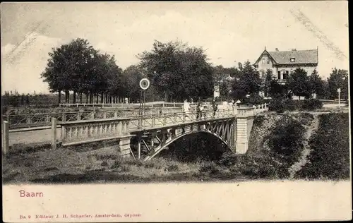 Ak Baarn Utrecht Niederlande, Brücke