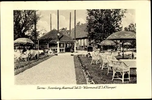 Ak Warmond Südholland, Terras Boerderij Meerrust