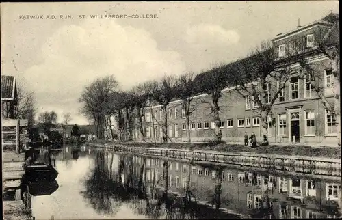 Ak Katwijk aan den Rijn Südholland Niederlande, St Willebrord College