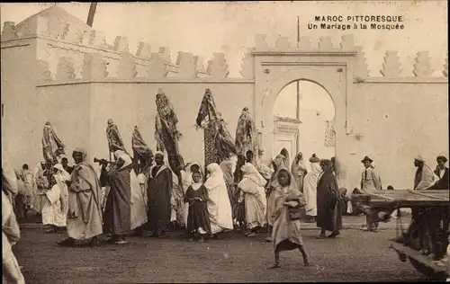 Ak Marokko, Un Mariage a la Mosquee