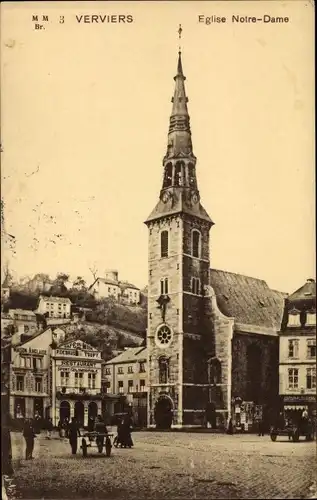 Ak Verviers Wallonien Lüttich, Eglise Notre Dame