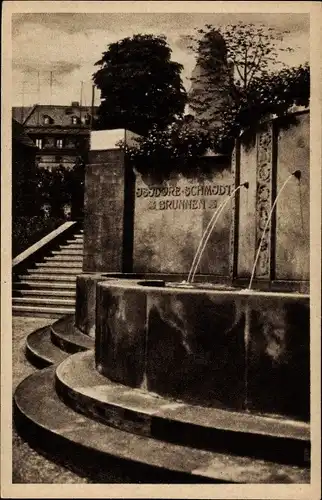 Ak Plauen im Vogtland,  Isidore Schmidt- Brunnen