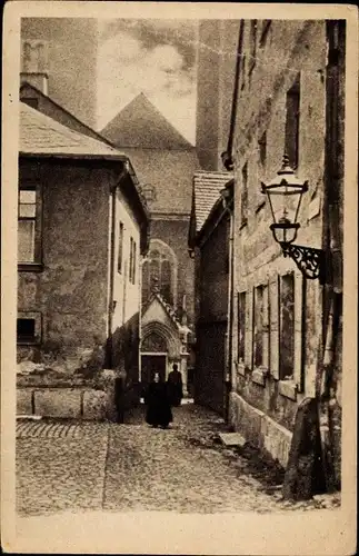 Ak Plauen im Vogtland, Kantoreigässchen