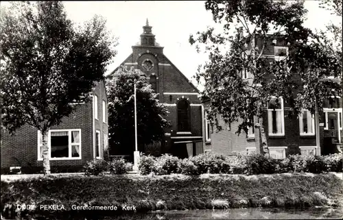 Ak Oude Pekela Groningen Niederlande, Gereformeerde Kerk
