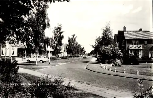 Ak Oude Pekela Groningen Niederlande, Burg. van Weringstraat