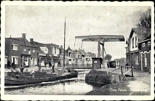 Ak Oude Pekela Groningen Niederlande, Wedderbrug