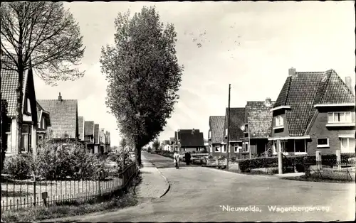 Ak Nieuwolda Groningen Niederlande, Wagenborgerweg