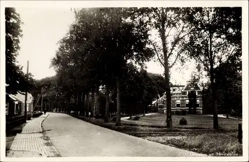 Ak Nieuwolda Groningen, Straßenpartie
