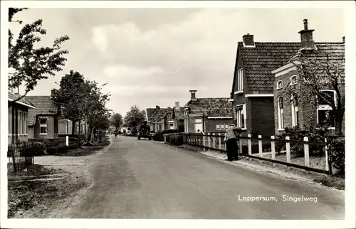 Ak Loppersum Groningen, Singelweg