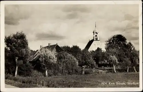 Ak Warffum Groningen Niederlande, N. H. Kerk Breede