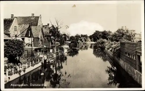 Ak Appingedam Groningen Niederlande, Damsterdiep