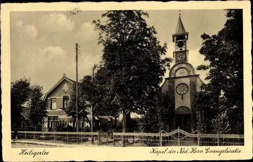 Ak Heiligerlee Oldambt Groningen Niederlande, Kapel der Ned. Herv. Evangelistatie