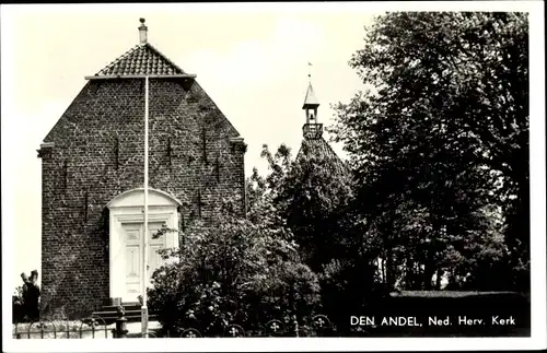 Ak Den Andel Groningen Niederlande, Ned. Herv. Kerk