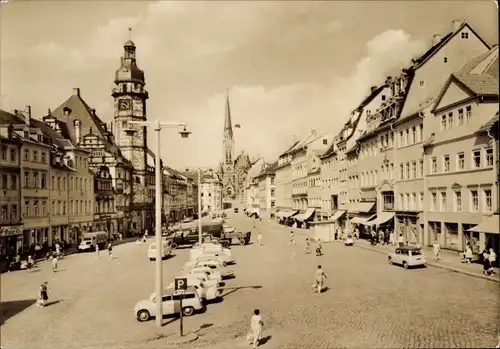 Ak Altenburg in Thüringen, Markt