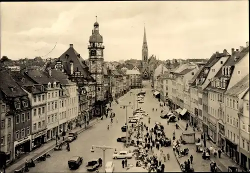 Ak Altenburg in Thüringen, Markt
