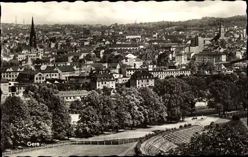Ak Gera in Thüringen, Teilansicht