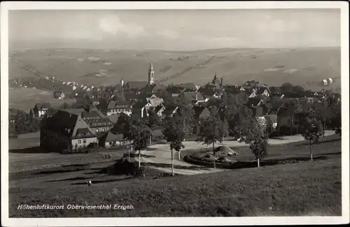 Ak Oberwiesenthal im Erzgebirge, Panorama