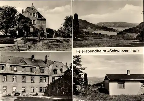 Ak Schaala Rudolstadt in Thüringen, Feierabendheim Schwarzenshof, Panorama