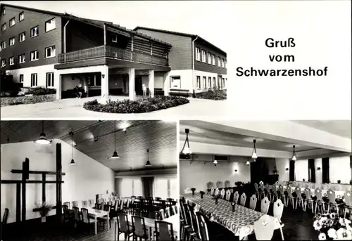 Ak Schaala Schwarzenshof Rudolstadt in Thüringen, Ferien- und Rüstzeitenheim Schwarzenhof