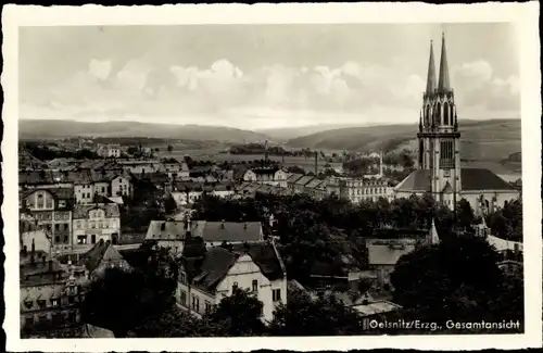 Ak Oelsnitz Vogtland, Gesamtansicht