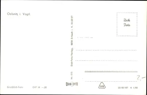 Ak Oelsnitz Vogtland, Panorama