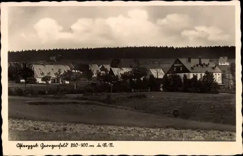 Ak Zinnwald Georgenfeld Altenberg im Erzgebirge, Ortsansicht