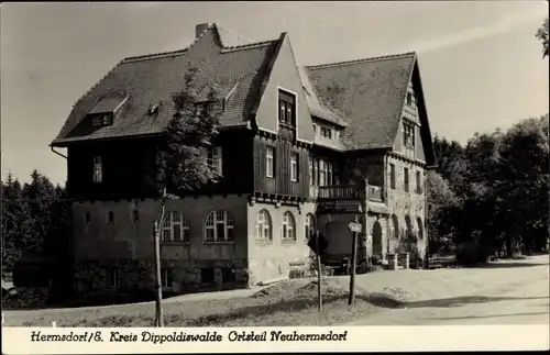 Ak Neuhermsdorf Hermsdorf im Osterzgebirge, Gebäude