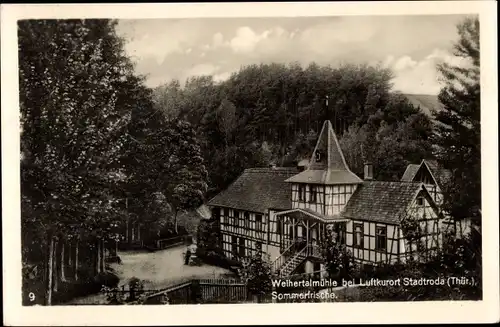 Ak Quirla Roda Stadtroda in Thüringen, Weihertalmühle