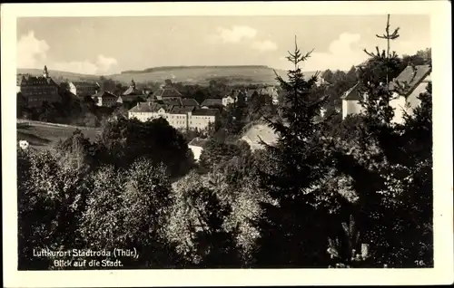 Ak Stadtroda Thüringen, Blick auf die Stadt