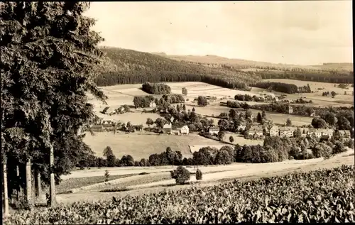 Ak Erlbach im Vogtland, Panorama